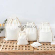 Burlap Hemp Linen Bag Custom Luxury Small Christmas Gift Pouch Cotton Drawstring Bag With Custom Logo thumbnail-3