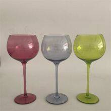 Customized Colorful Apple Shaped Stemware Wine Glass Goblet for Restaurant thumbnail-2