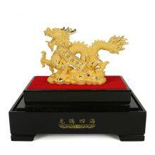 Velvet Sand Gold Crafts Chinese Dragon thumbnail-3