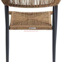 Outdoor Dining Chairs Wicker Aluminium All Whether Arm Chair thumbnail-3