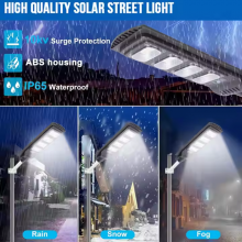 IP65 Outdoor Waterproof ABS 30W 60W 90W 120W 150W All in One Integrated LED Solar Street Light thumbnail-3