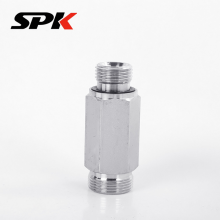 Stainless Steel Hydraulic Oil Tube Transition Fitting, High-Pressure Extended 304 Straight Hexagon Male Thread Ferrule Fitting thumbnail-3