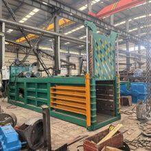 Reliable Hdpe Tin Can Waste Paper Baler Fast Compression Large Bale Size Horizontal Hydraulic Baler thumbnail-2