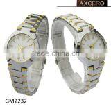 King Quartz Stainless Steel Watch for Couples thumbnail-5