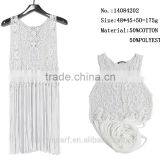 Fashion Lace Waistcoat Long Tassel Woman Vest Capes Wrap thumbnail-1