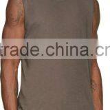 Wholesale Cotton Custom Slim Fit Man Gym Tank Top thumbnail-2