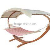 2013 hot sale high quality wooden hammock stand with canopy