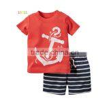 2016 Factory New Fashion Casual Child Clothes for 2 Pieces Summer Baby Boy Clothing Set Wholesale Kids Clothes (ulik-SC078) thumbnail-2