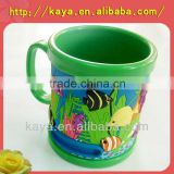 Promotional customized 2d or 3d pvc cover plastic cup mugs                        
                                                Quality Choice