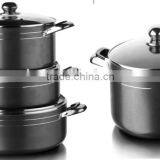 Anodizado Duro Utensilios de Cocina Olla la Salsa de la Cazuela T Roto thumbnail-1