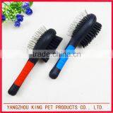 Vacuum Pet Dog Hair Clean Brush Color Plastic Massage Comb thumbnail-2