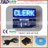 B729 Yellow Led Name Card,led Car Mini Led Moving Running Scrolling Message Display,car Message Sign thumbnail-2
