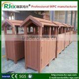 Morden Design Wood-plastic Composites for Dustbin Standing Garbage Cans