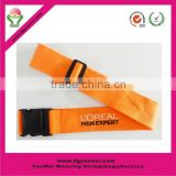 2016 hot sell simple promotional polyester luggage belt strap