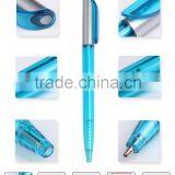 Cheap Plastic Disposable Ballpoint Pen for Promotion With Comfortable Grip thumbnail-3