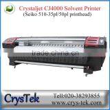 CRYSTEK 3.2m Crystaljet Cj4000 Solvent Printer Digital Flex Banner Printing Machine