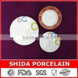 18pcs Round Dinnerware Set