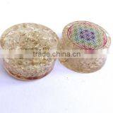 Crystal Quartz Chakra Flower Of Life Orgonite Energy Tower Buster thumbnail-5
