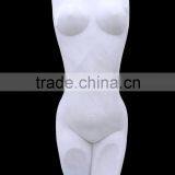 Marble Nude Woman Statue White Marble Stone Hand Carved Sculpture for Garden