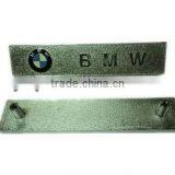 Vehicle Logo Scutcheon Car Logo Customized Company Nameplate Work Card With Pin