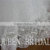 Real Works Appliques Muslim Bridal Wedding Dress Long Sleeve Ball Gown thumbnail-6