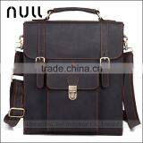 Vintage Men's Genuine Leather Military Backpack