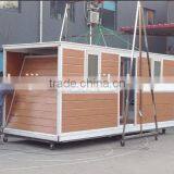 Container House With Wheels/ Portable Prefabricated Houses Container