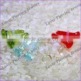 With One O-ring High Polish Pyrex Glass Ear Tunnel Piercing [GB-419] thumbnail-1