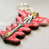 2013 the Fashion 3D Design Silicone Key Chain for Spider-man