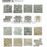 White Cream Marble Mosaic, White Woodvein Marble Mosaic, Round Marble Mosaic thumbnail-6