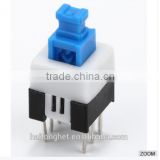 250V hot selling 7*7mm blue push button switch on-off tact switch