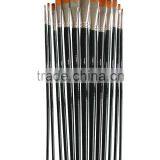 Nylon Hair Artist Paint Brush Set