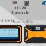 Waterproof 7 inch android 3G/4G LTE UHF RFID Fingerprint barcode scanner tablet PC
