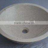 Beige Marble Stone Wash Basin thumbnail-1