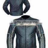DL-1216 Leather Motorcycle Racing Jacket