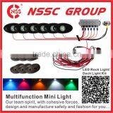 9-32V 2.85inches IP68 9W Mini RGB RGBW LED Deck Light kit for Boat Yacht Jeep Truck