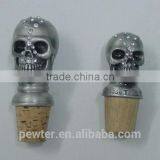 Metal Skull Bottle Stopper