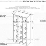 New Design 15 Door Gym Locker Cabinet thumbnail-6