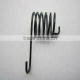 Black Torsional Spring With Long Hook
