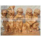 Marble Children Small Figurine Statues