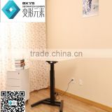 One-leg electric height adjustable desk & laptop table sit stand computer desk