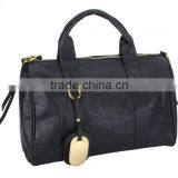 New Fashion Women's Handbag PU Leather Handbag Gold Rivet Tote Shoulder Messenger Bag Purse Hobo Black Brown thumbnail-1