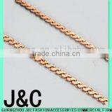 2012 Raw Flat S Shape Brass Chain
