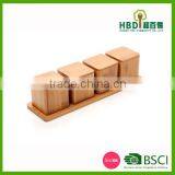 Wholesale Unique Kitchen Storage Box Bamboo Salt Box thumbnail-2