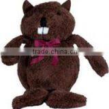 Imprinted Stuffed Plush Beaver Bouncy Buddy Promotional Logo Customized Soft Animal Toys thumbnail-1