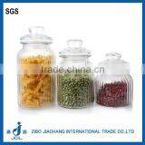 Glass Jar With Glass Lid Glass Bell Jars Wholesale thumbnail-1
