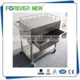 YXZ-A025 Stainless Steel Emergency Metal Trolley,price for Hospital Dressing Trolley thumbnail-2