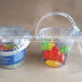 Plastic ice bucket with ice cubes 16pcs fruit shape #TG22008-16
