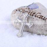 Dubai White Gold Plated Stainless Steel Crucifix/cross Pendant thumbnail-6