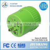 JS-W001 High Quality Universal Travel Electric Adapter, Three in One Adapter